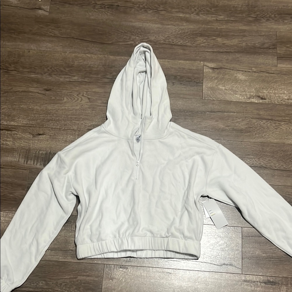 White Hooded Sweatshirt